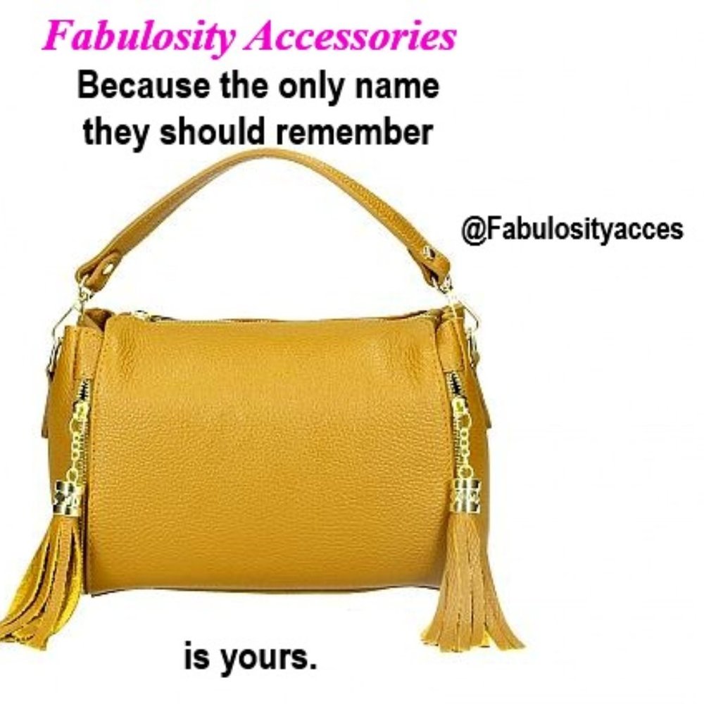 Fabulosity Accessories; Because the only name they should remember is yours.